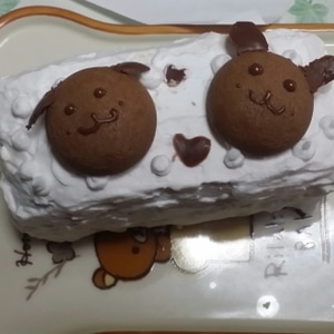 型なしでスポンジケーキ